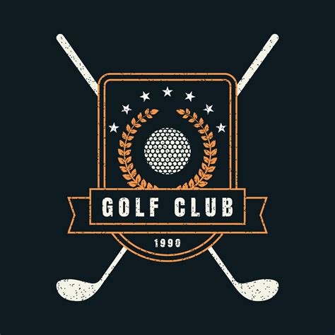 Golf Club Retro Badge 183753 Vector Art At Vecteezy