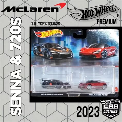 2023 HOT WHEELS Premium Car Culture McLAREN SENNA McLaren 720S 2 Pack