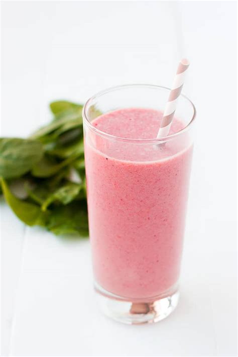 Strawberry Banana Spinach Smoothie Meaningful Eats