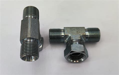 British Hydraulic Adapter Bsp Male Tube Seat Female Cone Branch Tee