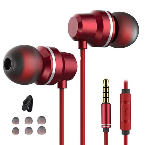 Earbuds Wired With Volume Control - pressfasr