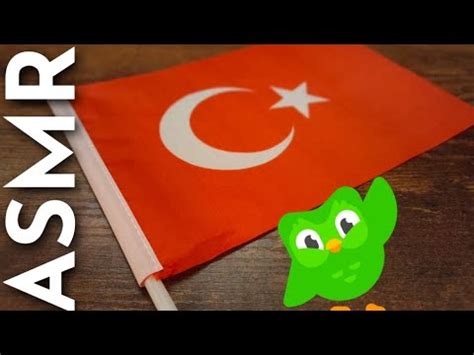 ASMR Foreigner Learning Turkish On Duolingo YouTube