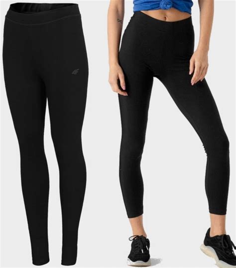 Legginsy Damskie F Getry Sportowe D Ugie R M Allegro Pl