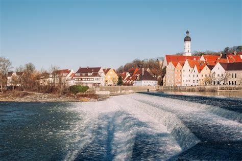 Premium Photo | Landsberg am lech in winter, at bavaria germany