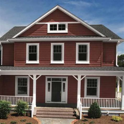 Shake Siding With Vinyl Color Red Design I Love The Red Color With