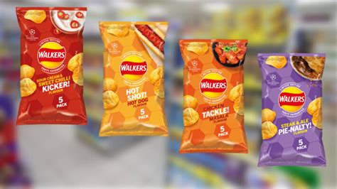 Walkers To Launch Four New Football Themed Crisps Flavours As Part Of