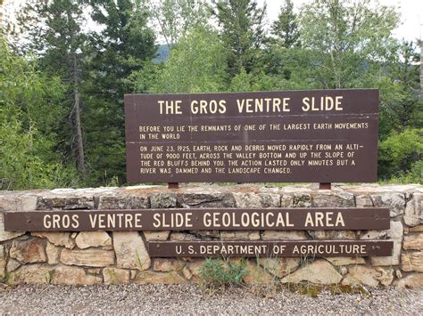 OurSuiteTime: Visit to Gros Ventre Slide