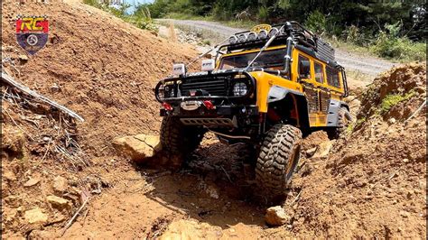 Scale Rc Car Defender Camel Trophy D Axial Scx Ii Off