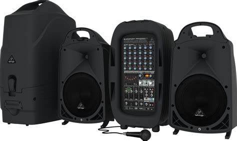 Behringer PPA2000BT Portable Bluetooth PA System (2000 Watts)