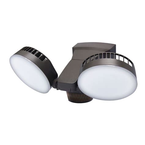 Defiant 270 Degree Bronze Integrated Led Outdoor Motion Sensor Light The Home Depot Canada