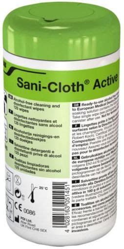 Ecolab Sani Cloth Active Chusteczki Do Dezynfekcji I Mycia Sprzętu 125 Sztuk Opinie I