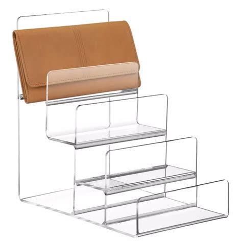 ÉTAGÈRE DE RANGEMENT Acrylique Présentoir Parfum Trapézoïdal EUR 14 99