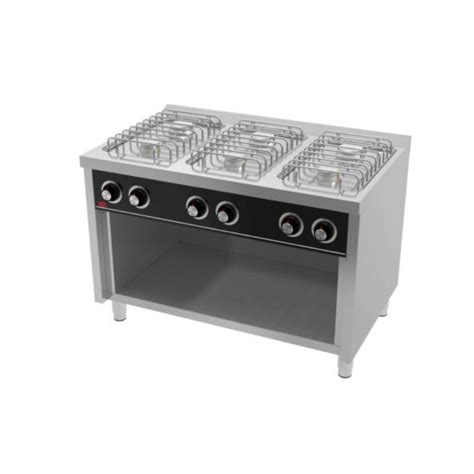 Cocina Basic Fuegos Serie Estante Cb F E Hr Fainca