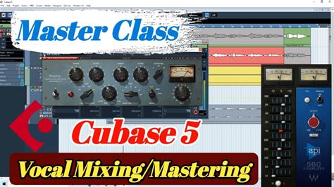 Cubase Vocal Mixing Vocal Mixing Mastering In Cubase