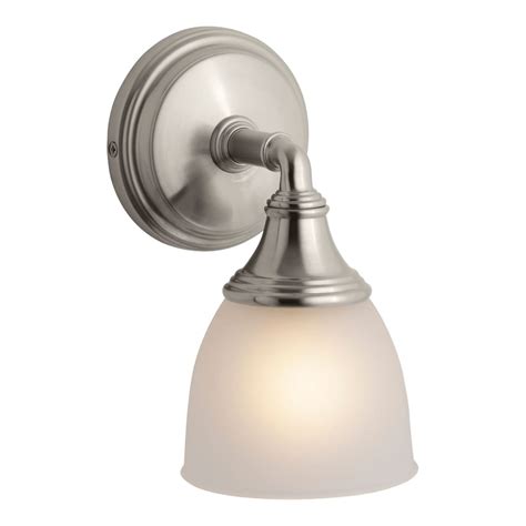 Kohler Devonshire 1 Light Brushed Nickel Wall Sconce The Home Depot Canada