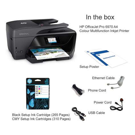 Hp Officejet Pro 6970 With 3 Months Instant Ink Trial Included