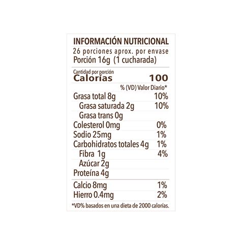 Mantequilla De Maní Y Cacao 410g Snacks Saludables La Purita