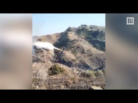 Catania Canadair Precipita E Si Schianta Nella Zona Dell Etna Youtube