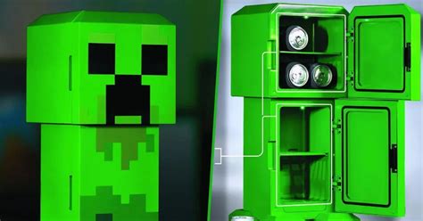 Представлен мини-холодильник в виде крипера из Minecraft