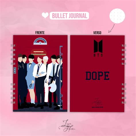 Kpop Bullet Journal Bts Dope Produtos Personalizados No Elo7