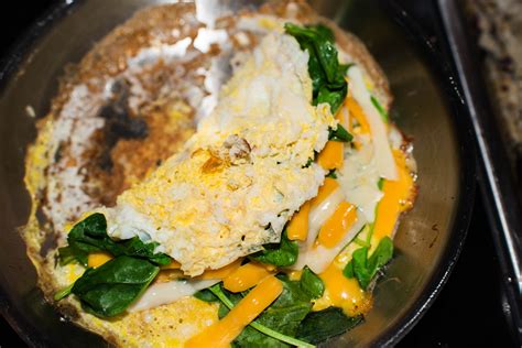 Easy Spinach and Cheese Omelette - The Lakes Kitchen