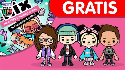 Nueva Actualizacion De Ropas Gratis En Toca Life World Toca Boca Vani Youtube