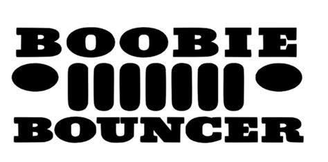 Jeep Boobie Bouncer Decal Car Decal Vinyl Sticker Etsy