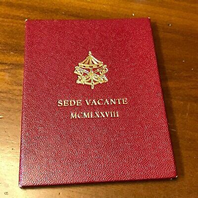 Vaticano Sede Vacante Lire Argento Fdc In Astuccio Originale