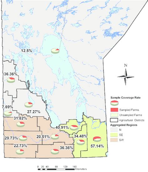 Map Of The 12 Agricultural Districts In The Province Of Manitoba As Download Scientific Diagram