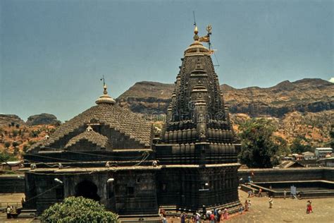 Jyotirling Trimbakeshwar Shiva Temple In Foothill Of Westarn Ghat Near