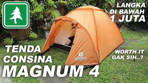 TENDA CONSINA MAGNUM 4 CARA MENDIRIKAN TENDA CONSINA YouTube