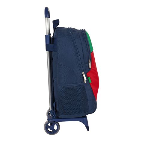 Trolley Mochila Escolar Cm Benetton United Loja Da Crian A