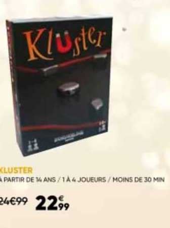 Promo Kluster Chez Fnac ICatalogue Fr