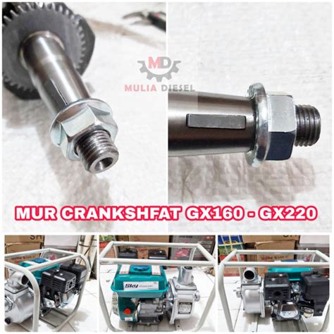 Jual Mur Nut Crankshaft Askruk Askrup Mesin Penggerak Genset Generator