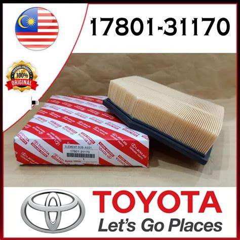 Original Toyota Air Filter Alphard Vellfire Agh Mark X X