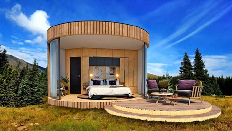 Glamping Pod 3d Model 3d Model Pod House Glamping Architecture