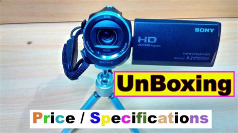 UnBoxing SONY HDR CX405 Handycam Price Specifications Demo Image