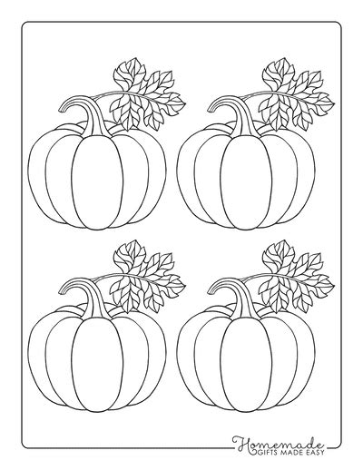 Pumpkin Template Printable Outlines Patterns For Crafts Artofit