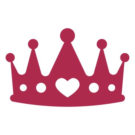 Vector Transparente Png Y Svg De Icono De Corona De Corazón De Quinceañera