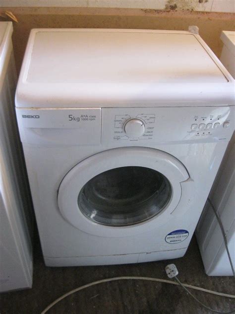 White Beko Wm5100 Washing Machine 5kg 1000 Spin In Good Order And Condition Delivery