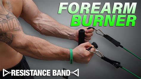 Resistance Band Forearm Workout At Home To Get Ripped Youtube