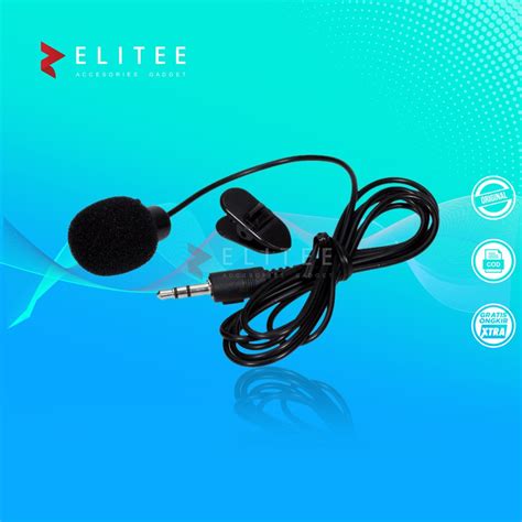 Jual Mic Clip On 3 5mm Audio Microphone Kabel Youtuber Mic Smule