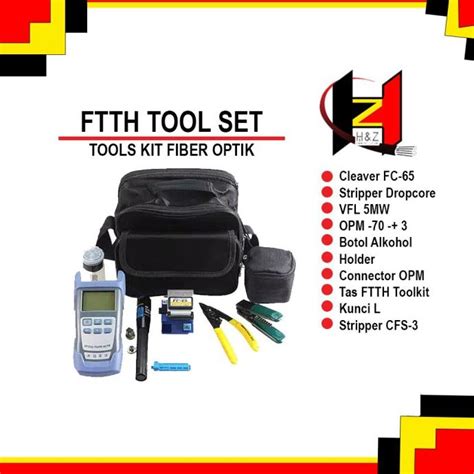 Jual Toolkit Ftth Ftth Tool Set Alat Kerja Fiber Optik Shopee Indonesia