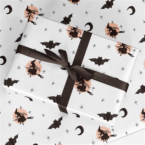 Halloween Wrapping Paper Luxury T Wrap Halloween T Etsy