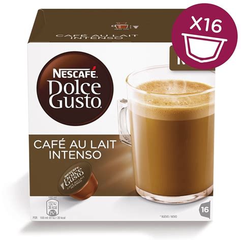 Caf Au Lait Intenso Capsules Nescaf Dolce Gusto