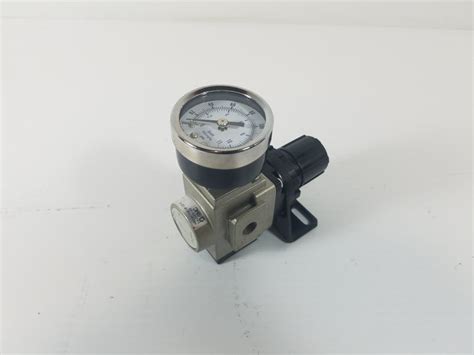 Smc Pressure Regulator With Gauge And Locking Dial