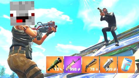 Alphastein Mit Op Waffen Vs Profi Mit Revolver In Fortnite Battle