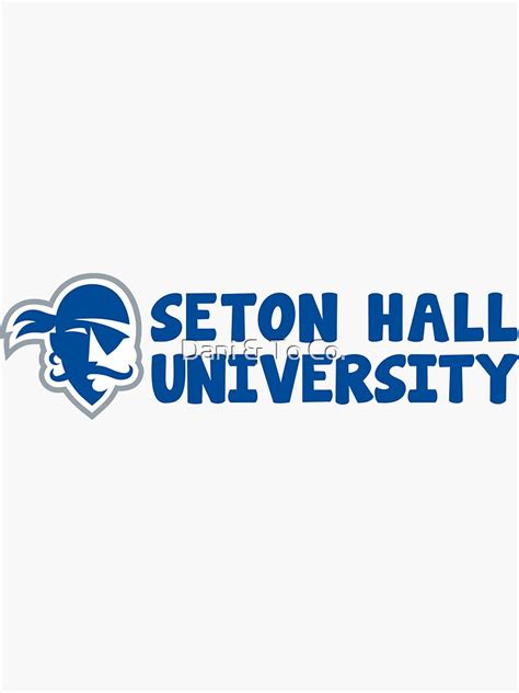 Seton Hall University Sticker For Sale By Ddrago Redbubble