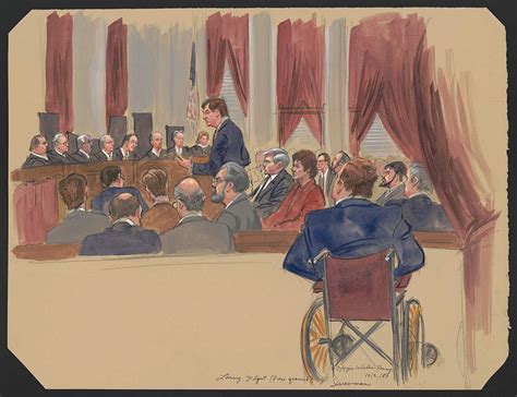 10+ Rare Courtroom Sketches From Most Infamous Trials Where No Cameras ...