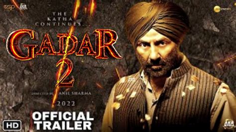 Gadar 2 Official Trailer Sunny Deol gadar 2 trailer official गदर